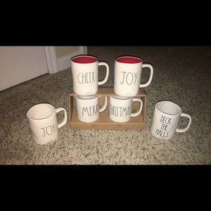 Rae Dunn Christmas mugs